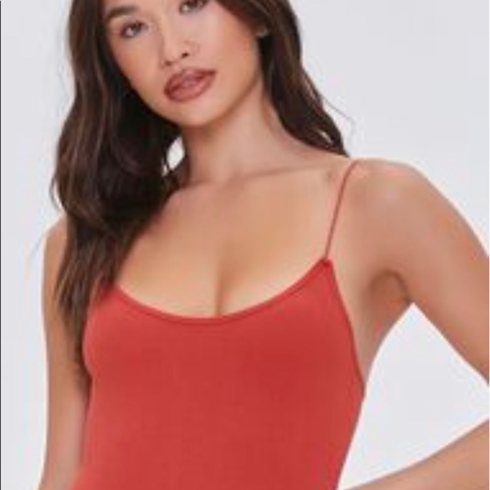 Orange Bodysuit Tank top Forever 21